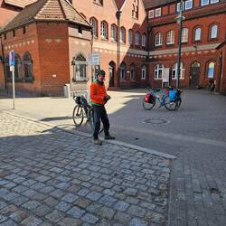 Abschied in Stralsund am Hbf