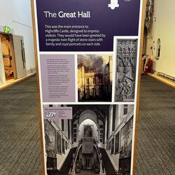 Stairs were removed, iron sold & steps moved to access beach. Area made into a chapel