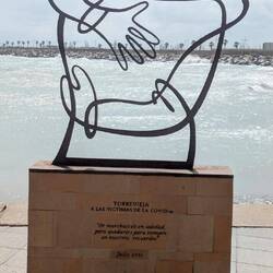 Erinnerung an die Opfer von Covid