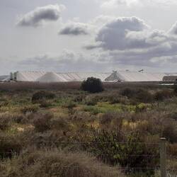 Salzgewinnung vom rosa See