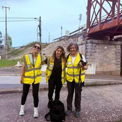 Members of church group going to Fatima