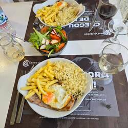 Our First Pilgrim menu meal!