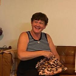 Opening Deb and Trace's prezzie