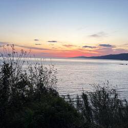 Sun rise in Basque Country