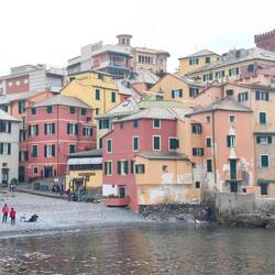 Kleines Dörfchen bei Genua