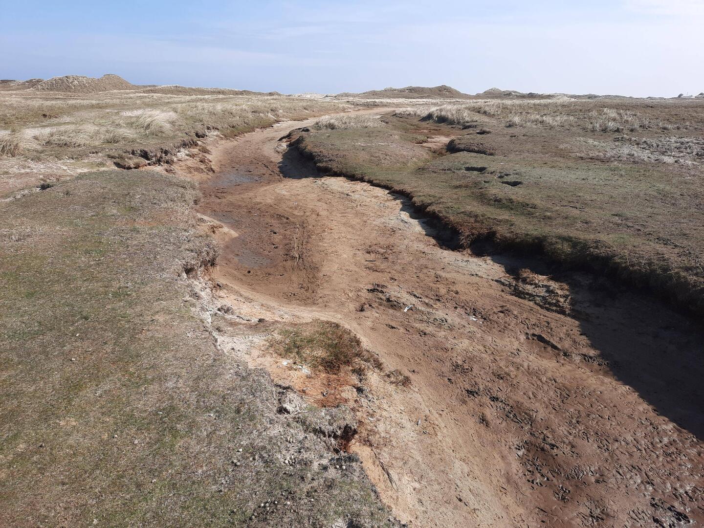 Auf dem Mittelweg Richtung Ostende