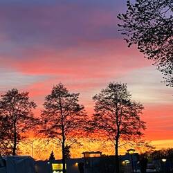 Abendrot in Winschoten...