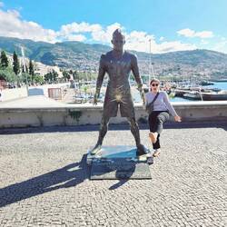 Cristiano Ronaldo, Pride of Madeira. Rub for luck.