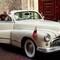 Wedding car: an old Buick limousine.