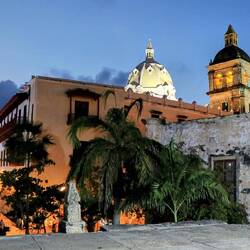 Cartagena at night.