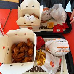 Der Radreisende benötigt seine Proteine ;)