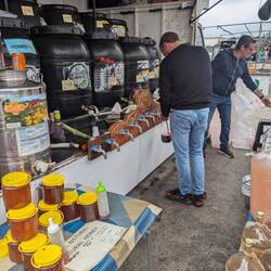 Abfüllstation u.a. für Wein