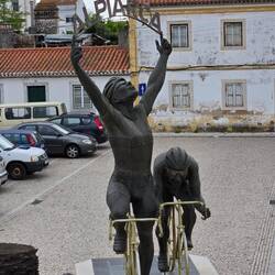 Statue outside where we are staying tonight