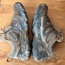 Muddy shoes