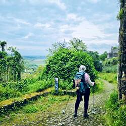 Starting descent out of Santarem