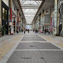 Arcade in Kagoshima.