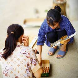 Räucherkegel werden auch hergestellt.