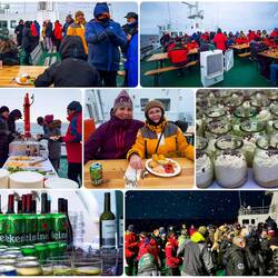 BBQ on Deck ... an Antarctic tradition.
