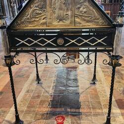 The modern shrine of St. Swithun