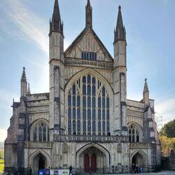 Winchester Cathedral front entrance