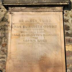 Letzte Ruhestätte für Elisabeth Moodie