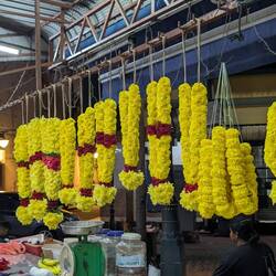 Indian flower wreath