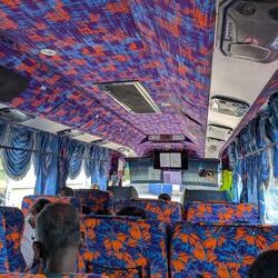... in a slightly fuller but still very comfortable bus
