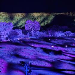 Light show zu den MacDonnells