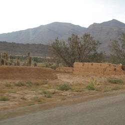 Verlassene Ksar = Dörfer, aus Stampflehm gebaut
