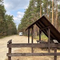 Videoüberwachter Wanderparkplatz