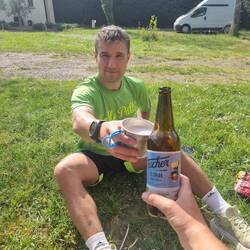 Wohl verdientes Bier!