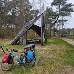 Einen Shelter gibt es hier auch, aber ich will weiter