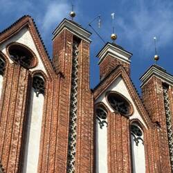 Der Fisch als Zeichen der Hansestadt.