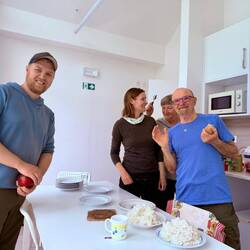 Alex, Esther, me and Yve