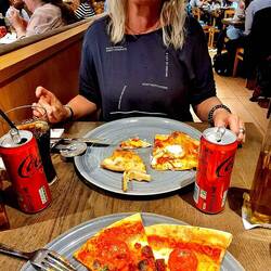 Mmmh fein Pizza