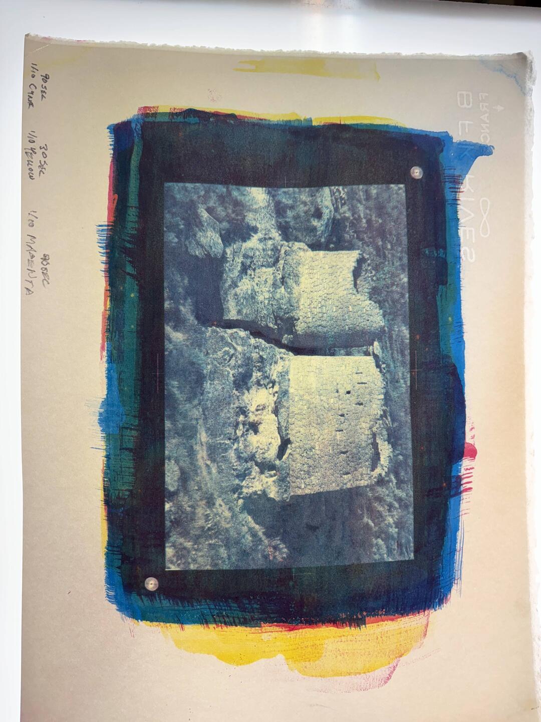 One of two attempts on Twin Towers, colors too blue.