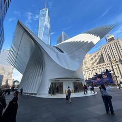 Entrance to the new World Trade Center shopping area