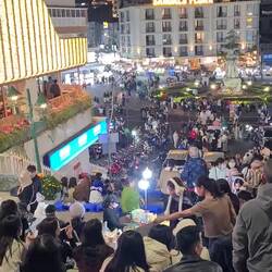 Hier ist jeden Abend schwer was los