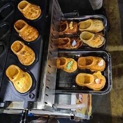 Crocks zum Essen aus Teig