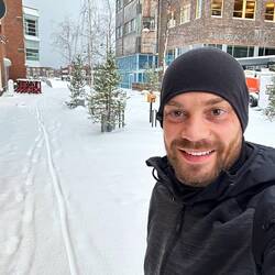 Im Schnee konnte ich kein Tempo auf die Straße bringen