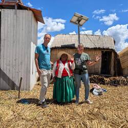 Grandma, lives here with son, 4 daughters and number of grandchildren