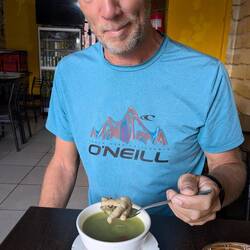 Ending the day with some great chickensoup 😂