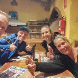 We met with Arjan and Selene from Aruba, what a nice coincidence!!