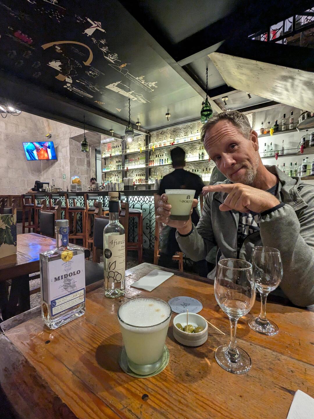 Our best pisco sours so far (also most expensive ones 😂)