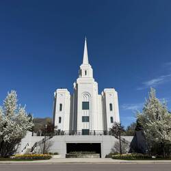 Mormon Temple in Brigham City