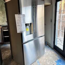 The massive fridge. No scrimping on space here.