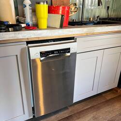 18" wide, Bosch dishwasher