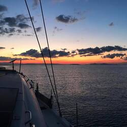Morgenstimmung vor der Abfahrt