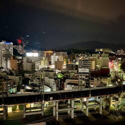 Aftenview fra hotellet