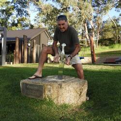 Brad couldn't remove the sword from the stone